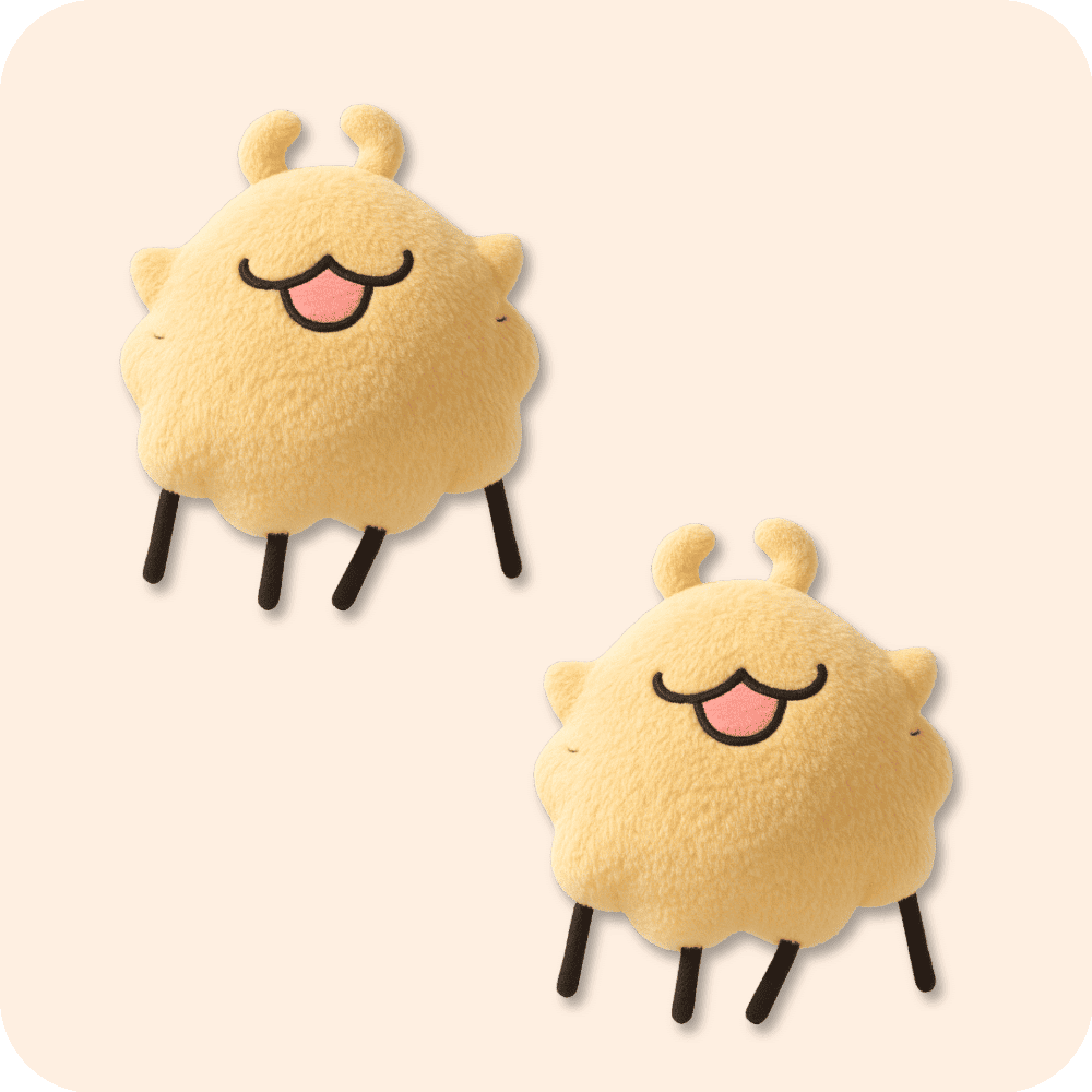 Flea Plush 2PCS Flea Plush 2PCS